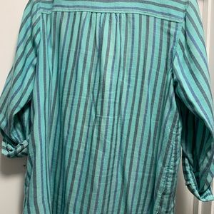 Soft Surroundings turquoise beaded tunic.